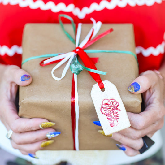 Ceramic Christmas Tag