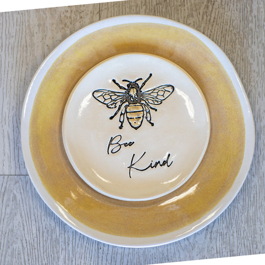 Ceramic Bee Plate