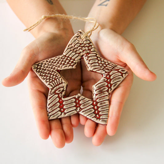 Cutout Star Ornament