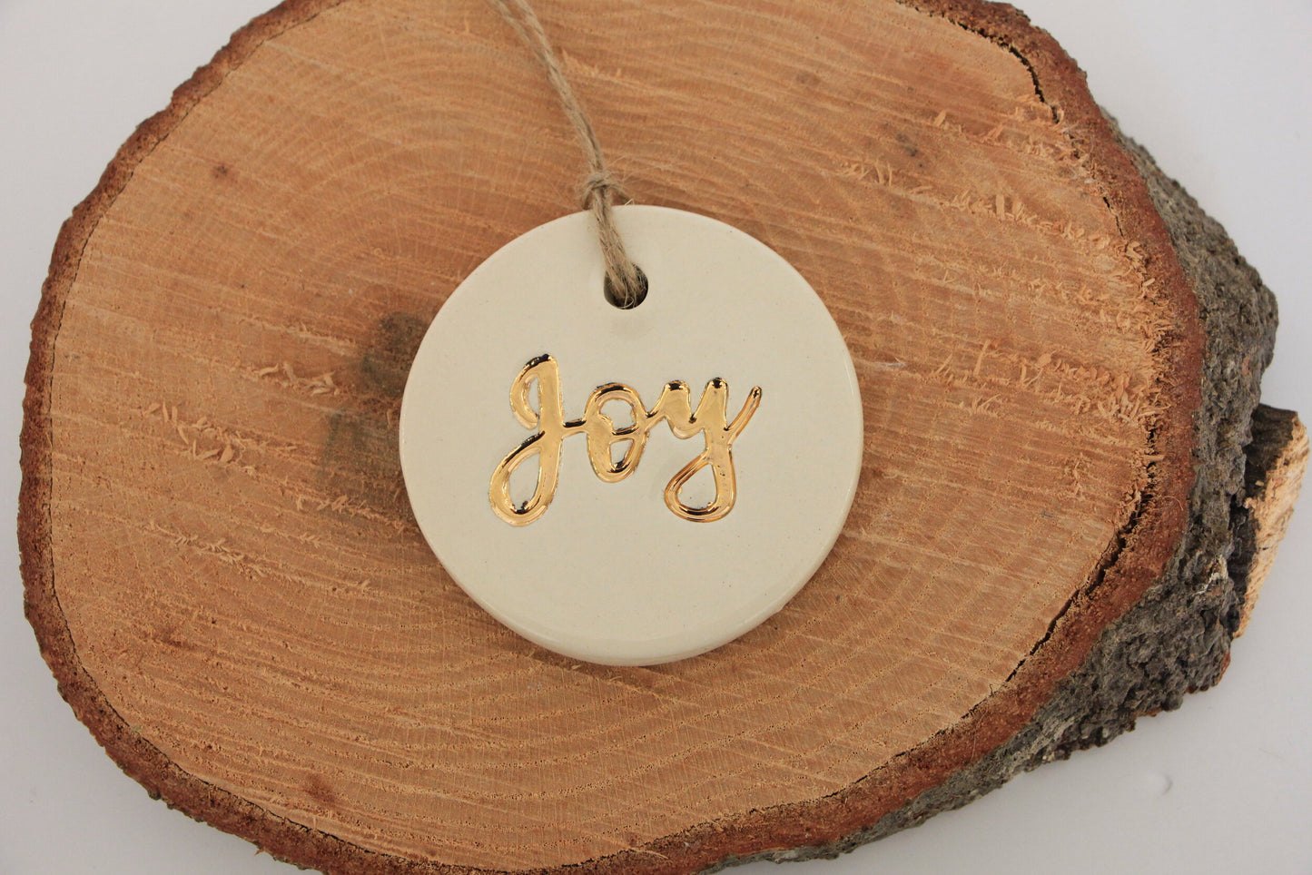 Gold Leaf Christmas Ornaments