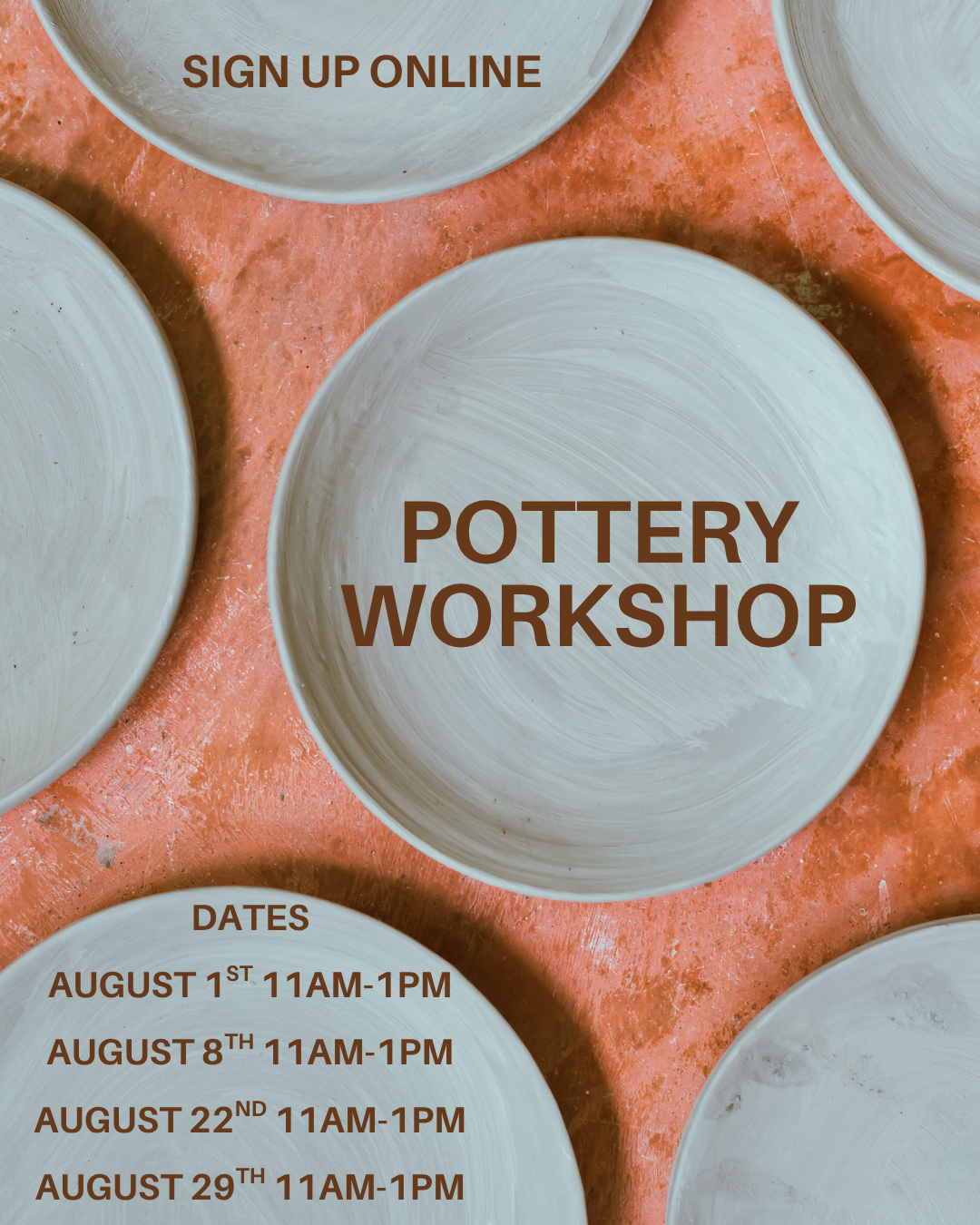 Make Your Own Pottery Class
