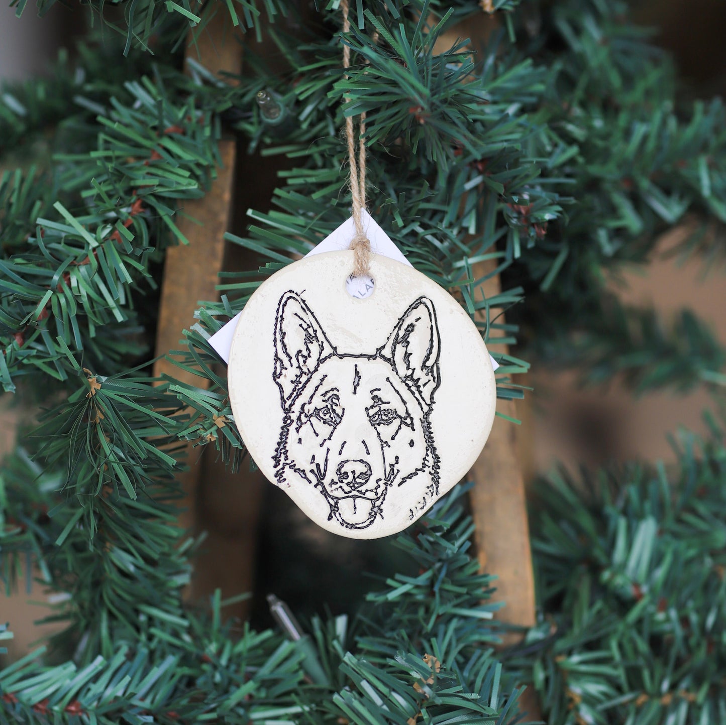 Handmade Ceramic Dog Breed Ornament