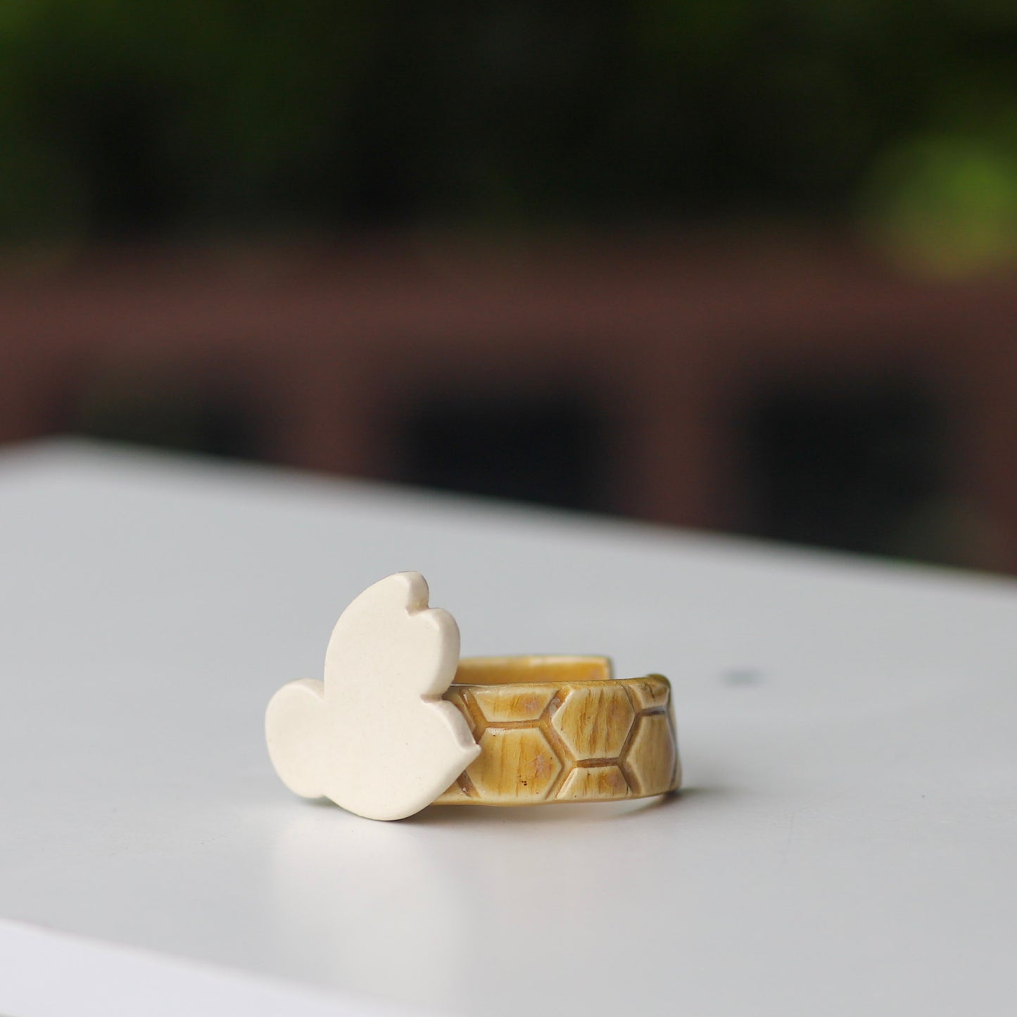 Ceramic Bee Napkin Ring
