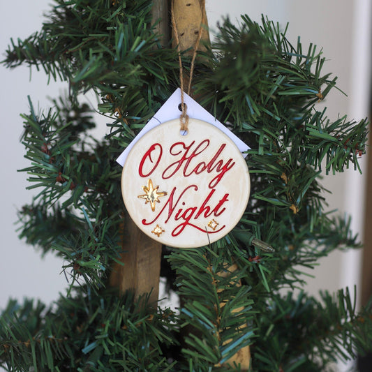 O Holy Night Ceramic Ornament