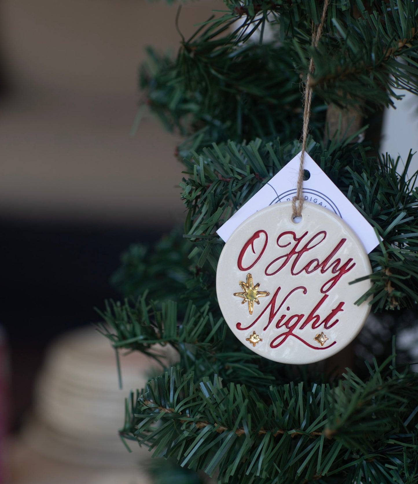 O Holy Night Ceramic Ornament