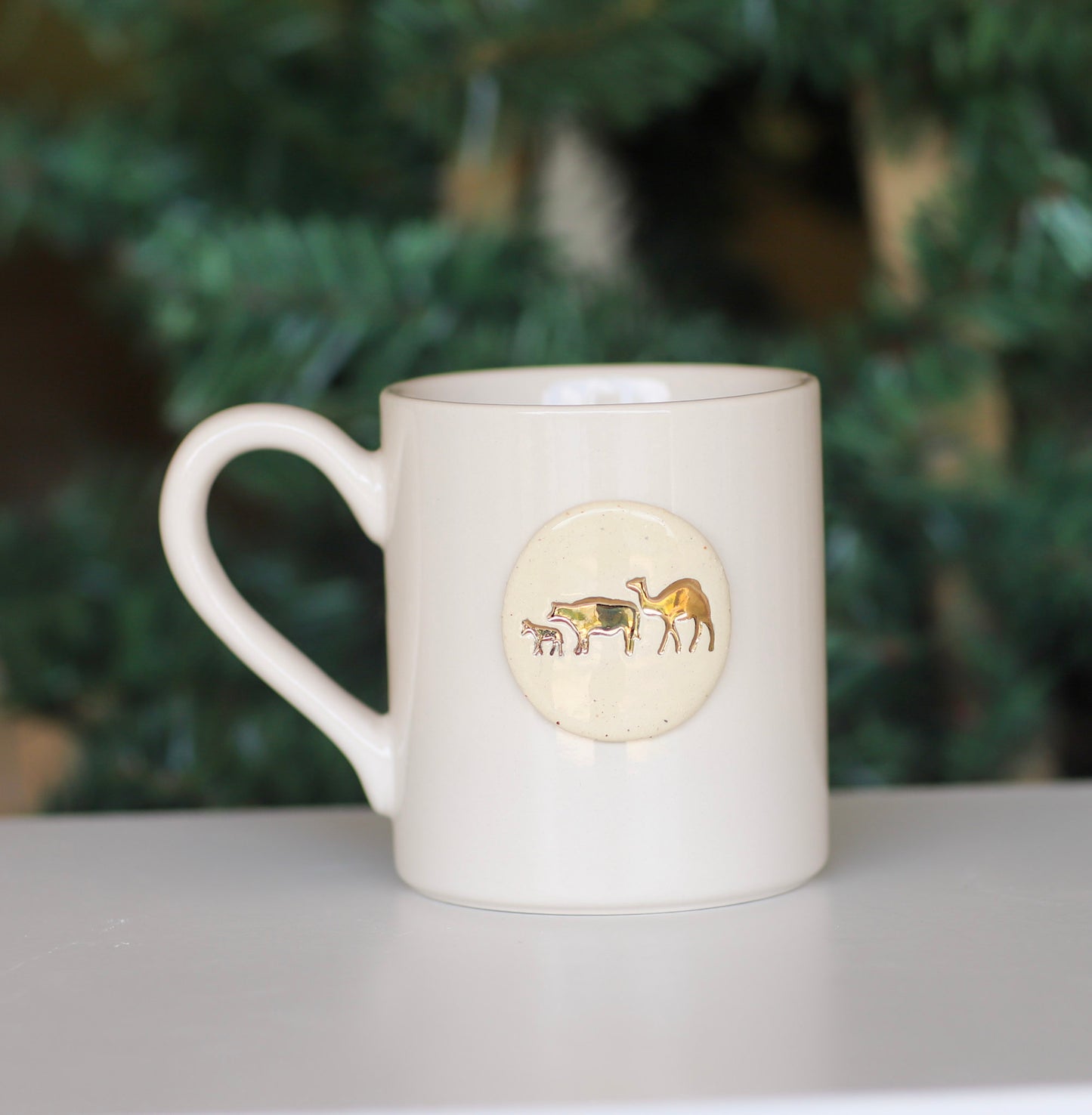 Ceramic Nativity Mug Set