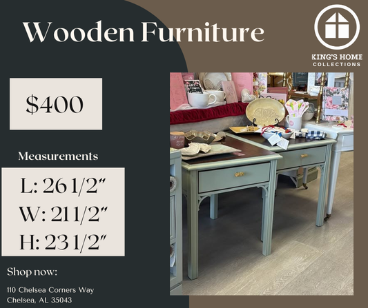 Refurbished Matching Side Table Set