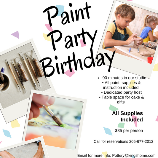 Paint Your Birthday Packages