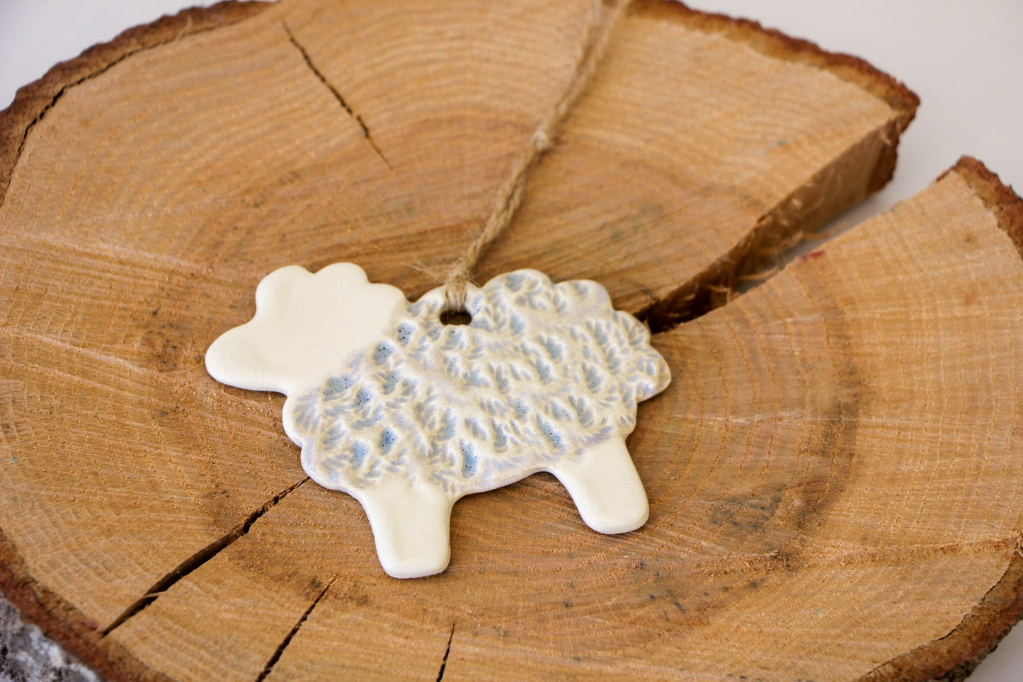 Ceramic Sheep Ornament